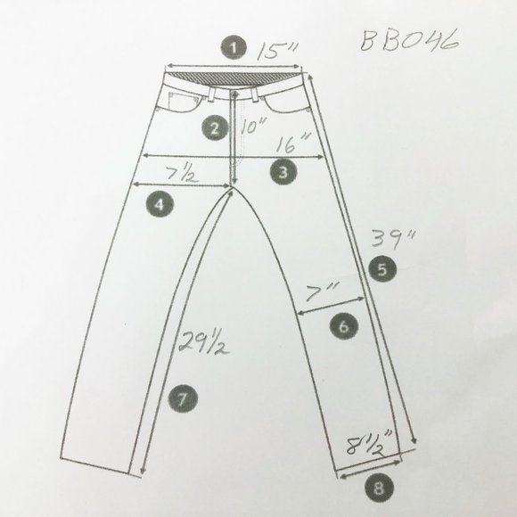 EUC, Excellent Used Condition. Lands' End straight leg jeans are in a soft gray - Picture 5 of 5